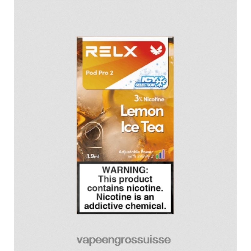 E Liquide Suisse - thé glacé au citron 82F242259 RELX Pod Pro 2