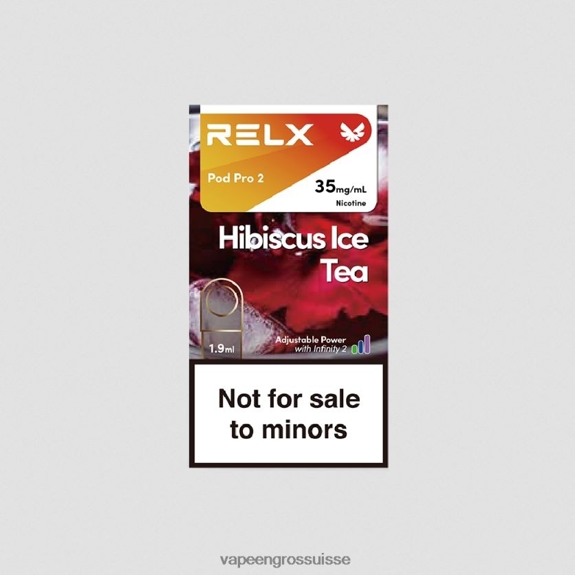 E Liquide Suisse - thé glacé à l'hibiscus 82F242248 RELX Pod Pro 2