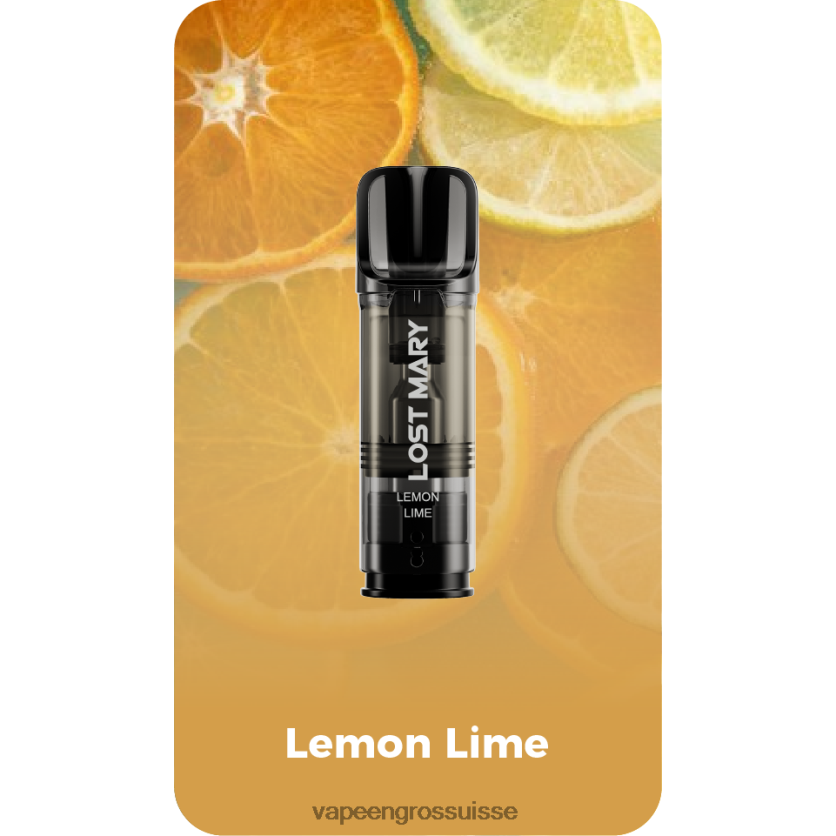 Eliquide En Gros - citron vert 82F242425 LOST MARY Tappo dosettes de remplacement pré-remplies