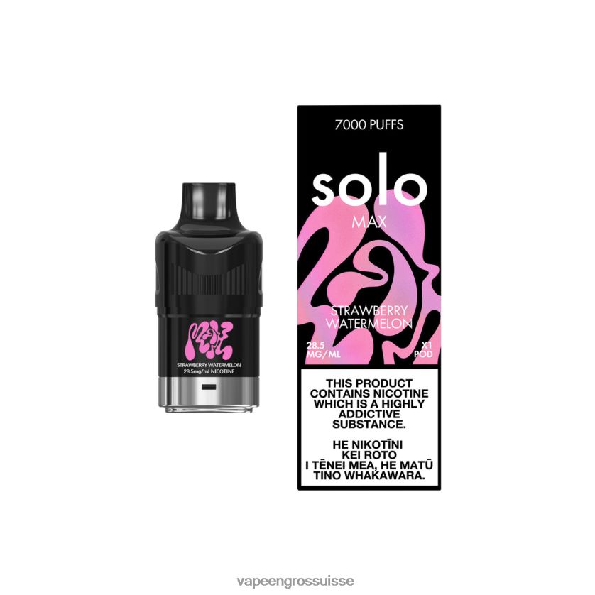 Cigarette Electronique En Gros - Solo MAX cosse pastèque fraise 8FJPV488