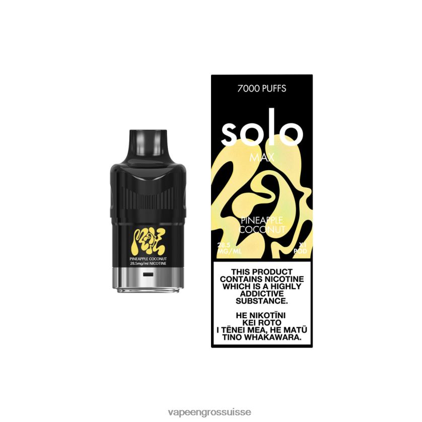 Vape En Gros - Solo MAX cosse ananas noix de coco 8FJPV475
