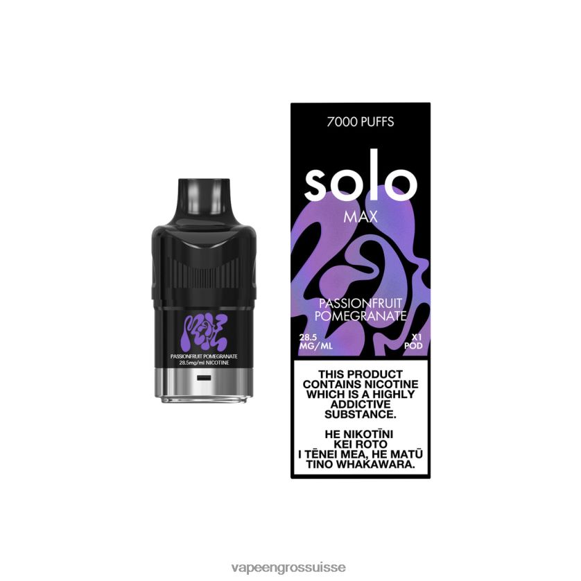 Vape En Gros - Solo MAX cosse grenade fruit de la passion 8FJPV489