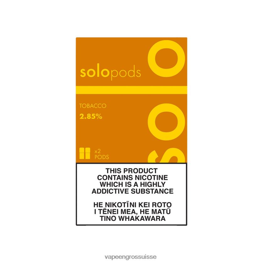 Vapoteuse En Gros - Solo pack de 2 dosettes de remplacement tabac 8FJPV450