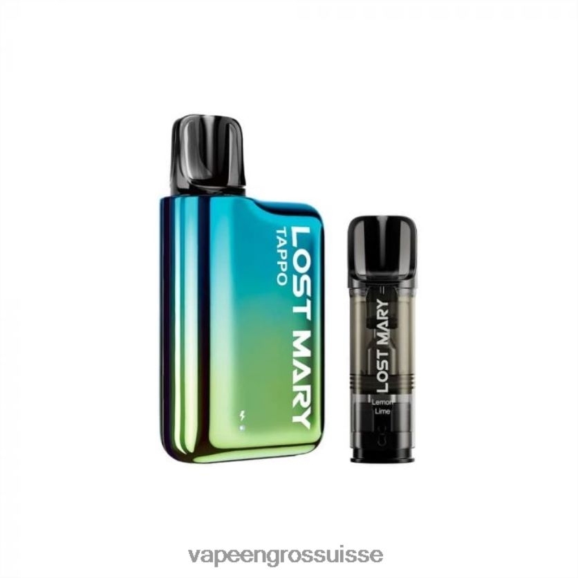 Eliquide En Gros - bleu vert x citron vert 82F242436 LOST MARY Tappo kit de vape à dosettes