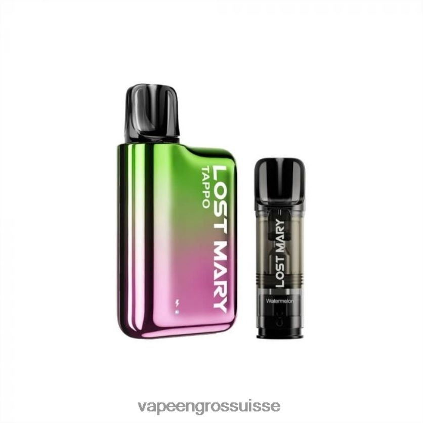 Vapoteuse En Gros - vert rose x pastèque 82F242437 LOST MARY Tappo kit de vape à dosettes
