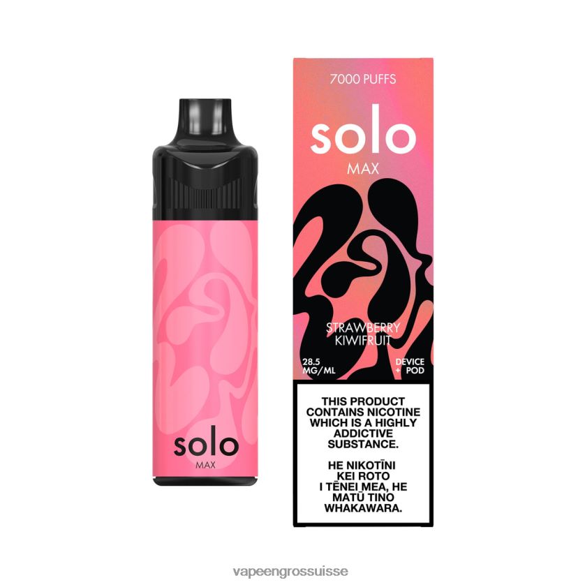 Vape En Gros Suisse - Solo MAX kit de dosettes kiwi fraise 8FJPV471