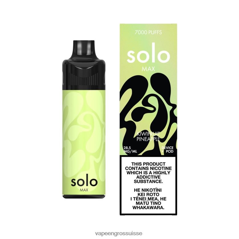Vaporizer Zurich - Solo MAX kit de dosettes ananas kiwi 8FJPV468