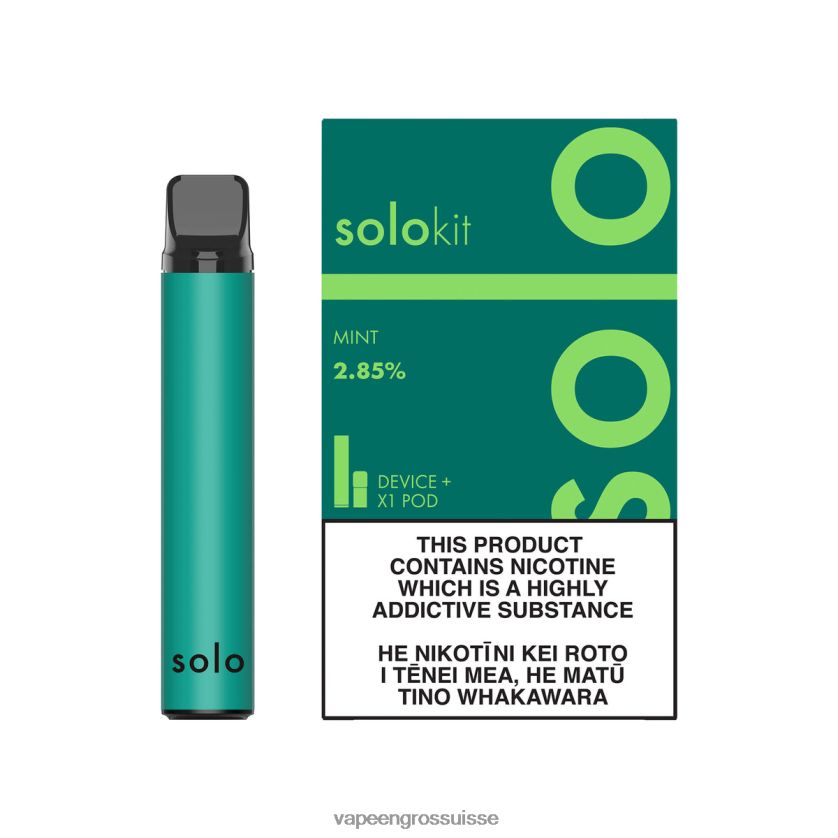 Cigarette Electronique En Gros - Solo kit de dosettes menthe 8FJPV446