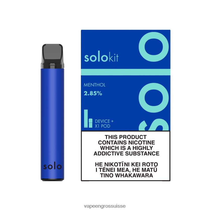 Vape En Gros - Solo kit de dosettes menthol 8FJPV447