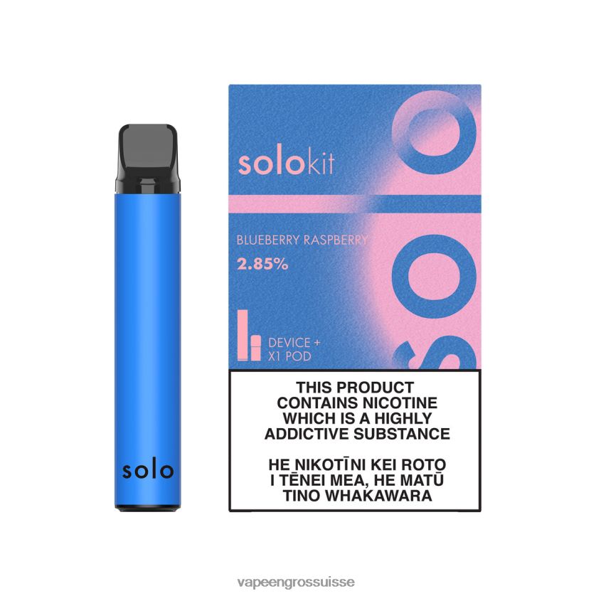 Vape En Gros Suisse - Solo kit de dosettes myrtille framboise 8FJPV443