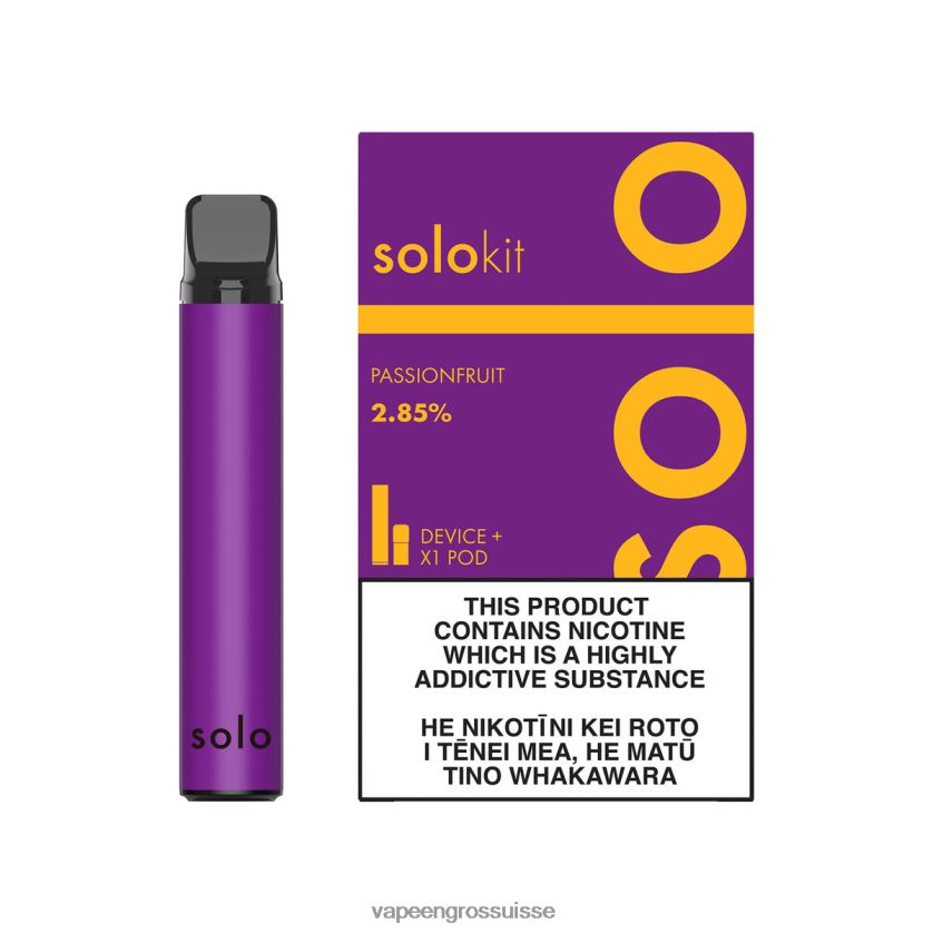 Vape Jetable Prix - Solo kit de dosettes fruit de la passion 8FJPV442