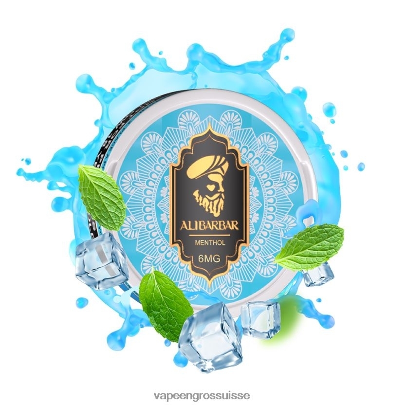 Vapoteuse En Gros - menthol 82F24263 ALIBARBAR pochette de nicotine
