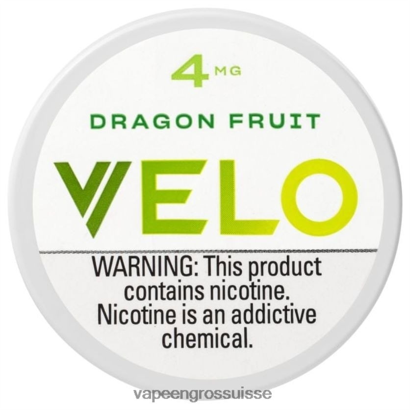 Cigarette Électronique Genève - fruit du dragon 82F24236 VELO sachet de nicotine 4mg