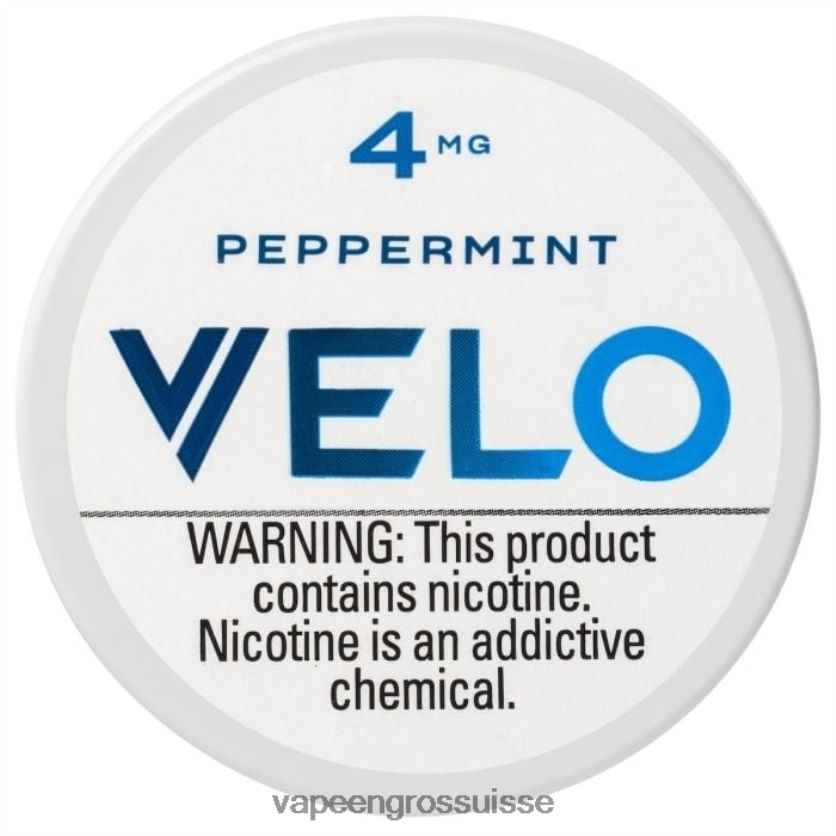 Vapoteuse En Gros - menthe poivrée 82F24241 VELO sachet de nicotine 4mg