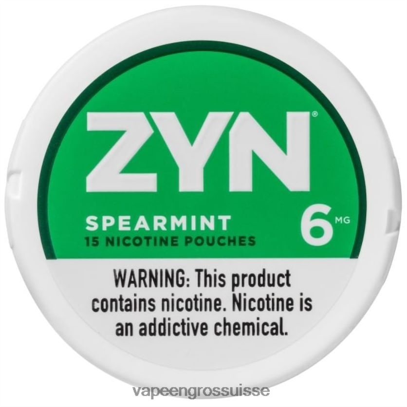 Cigarette Electronique En Gros - menthe verte 82F24215 ZYN sachet de nicotine 6mg