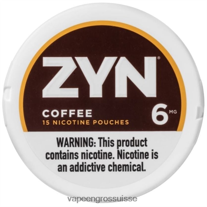 Vapotage Suisse - café 82F24222 ZYN sachet de nicotine 6mg
