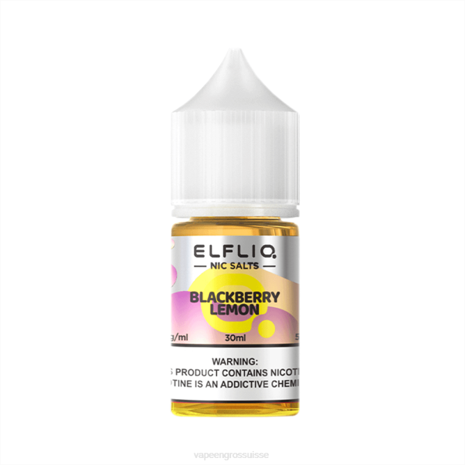 citron à mûres ELFBAR ELFLIQ nic sel 30ml N6848