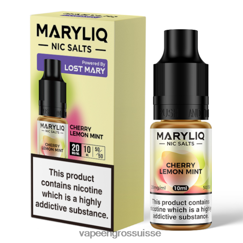 Cigarette Electronique En Gros - cerise citron menthe 82F242444 LOST MARY MARYLIQ sels de nicotine - 10 ml - 20 mg