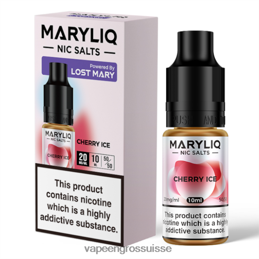 Cigarette Électronique Genève - glace aux cerises 82F242443 LOST MARY MARYLIQ sels de nicotine - 10 ml - 20 mg