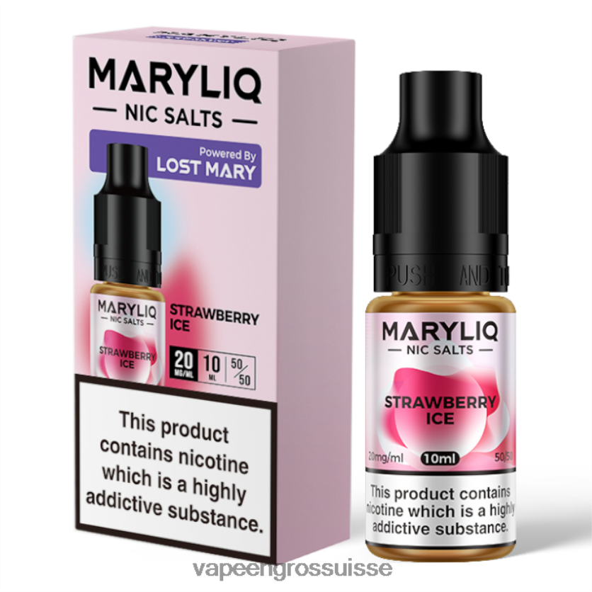 E Liquide Suisse - glace à la fraise 82F242457 LOST MARY MARYLIQ sels de nicotine - 10 ml - 20 mg