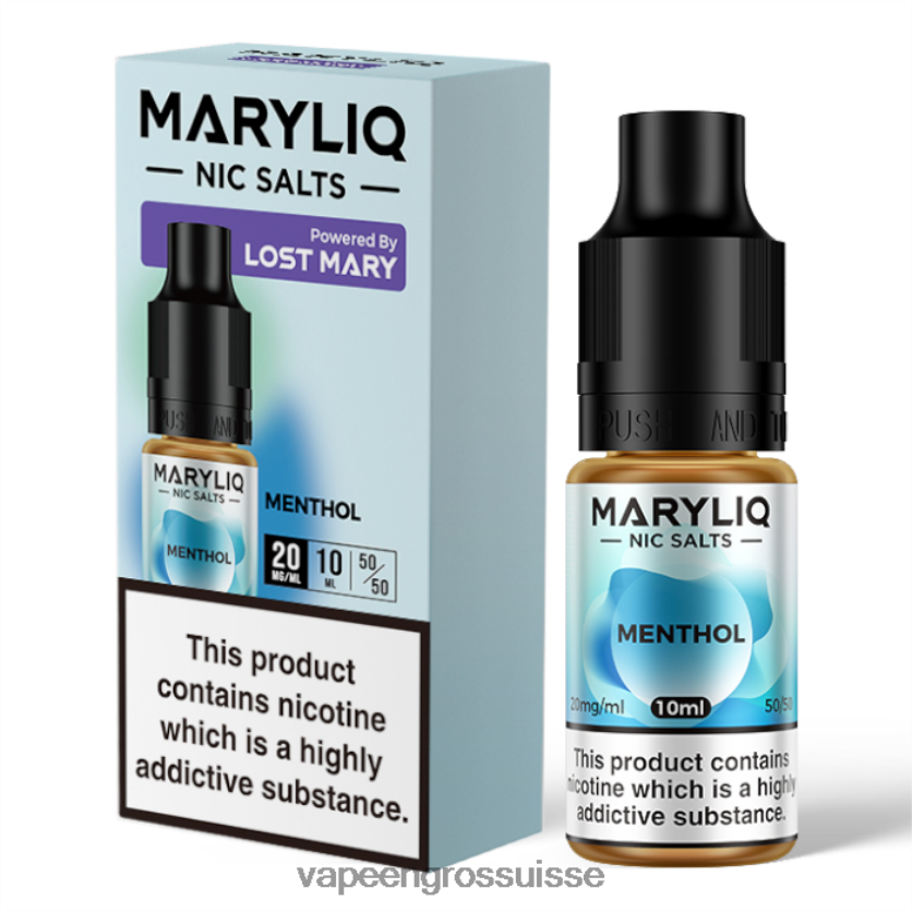 Magasin Vape Genève - menthol 82F242449 LOST MARY MARYLIQ sels de nicotine - 10 ml - 20 mg