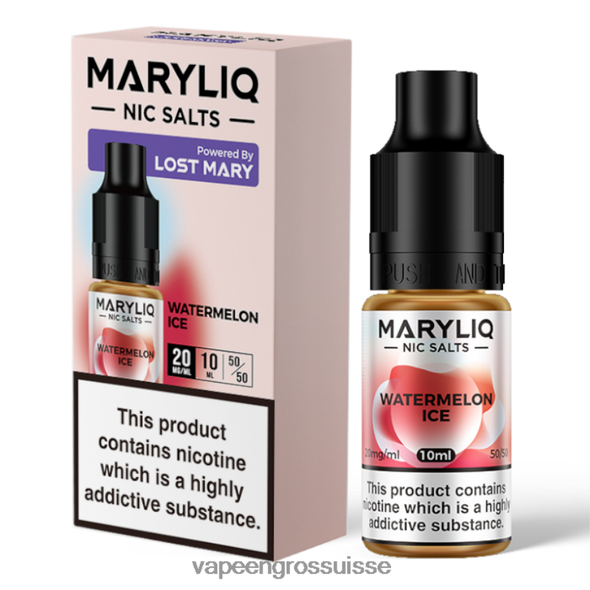 Vape En Gros Suisse - glace à la pastèque 82F242463 LOST MARY MARYLIQ sels de nicotine - 10 ml - 20 mg