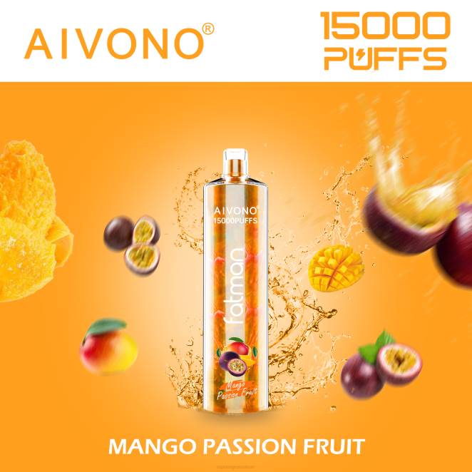 Vape En Gros - Aivono FATMAN 15000 mangue fruit de la passion 446J19