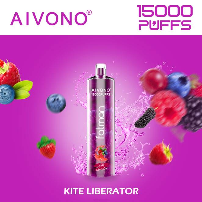 Vape Jetable Suisse - Aivono FATMAN 15000 libérateur de cerf-volant 446J13