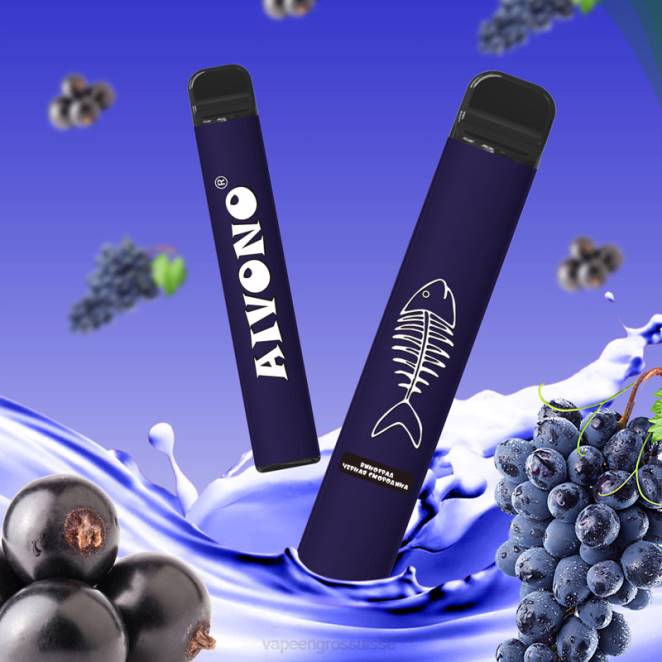 Cigarette Electronique En Gros - Aivono AIM FISHBONE 600 raisin cassis 446J284