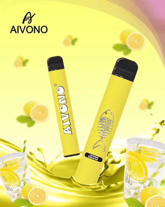 Eliquide En Gros - Aivono AIM FISHBONE 600 équipe de citron 446J287