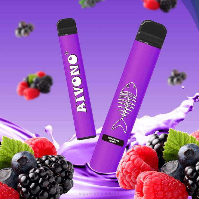 Vape En Gros - Aivono AIM FISHBONE 600 baies mélangées 446J285