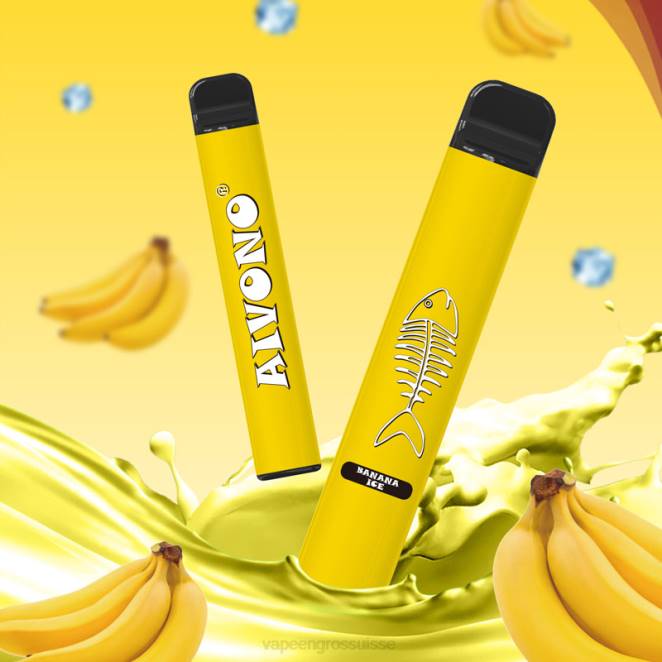 Vape Suisse Pas Cher - Aivono AIM FISHBONE 600 glace à la banane 446J276