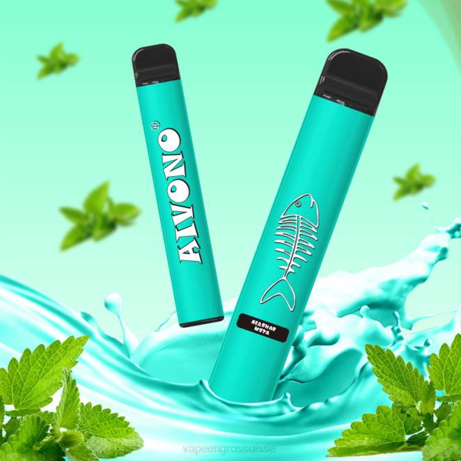 Vaporizer Zurich - Aivono AIM FISHBONE 600 menthe fraîche 446J278
