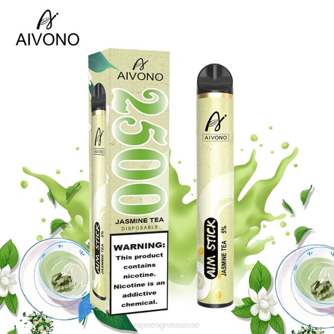 Cigarette Électronique Genève - Aivono AIM STICK 2500 thé au jasmin 446J157