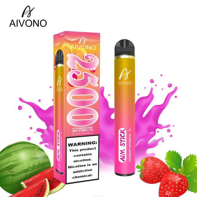Magasin Vape Genève - Aivono AIM STICK 2500 pastèque fraise 446J149
