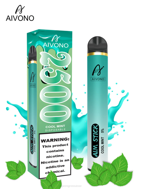 Vape En Gros - Aivono AIM STICK 2500 menthe fraîche 446J159