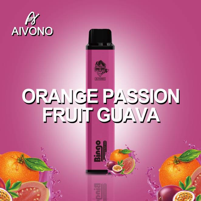 E Liquide Suisse - Aivono AIM BINGO 4000 goyave fruit de la passion orange 446J132