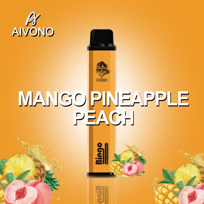 Vape Suisse Pas Cher - Aivono AIM BINGO 4000 mangue ananas pêche 446J136