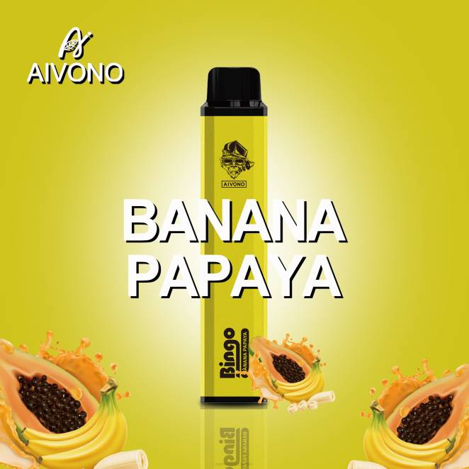 Vapotage Suisse - Aivono AIM BINGO 4000 banane papaye 446J137