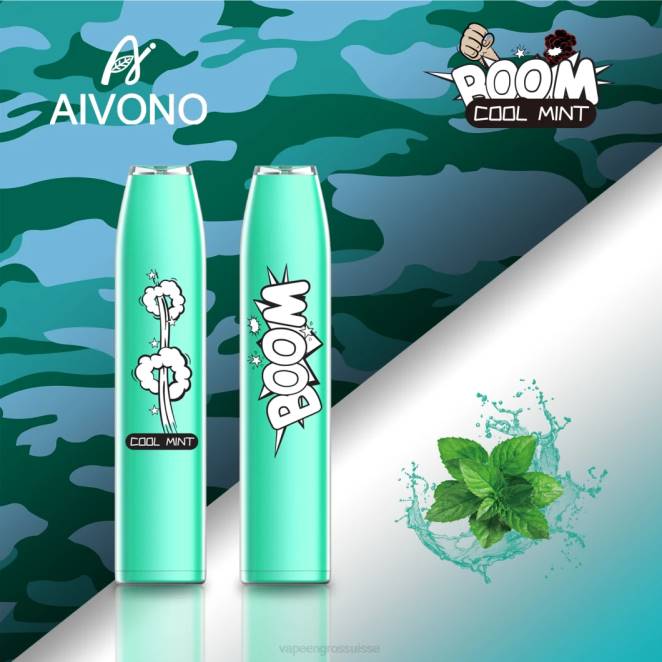 Eliquide En Gros - Aivono AIM BOOM 600 menthe fraîche 446J357