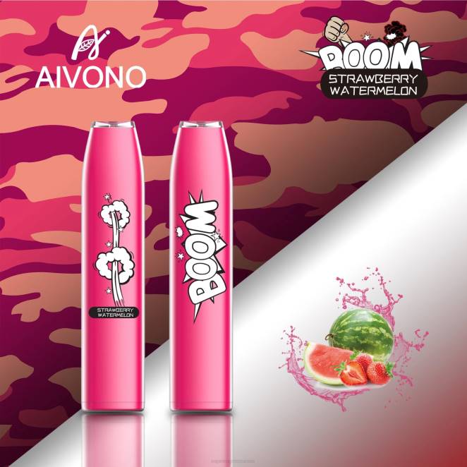 Vape Jetable Prix - Aivono AIM BOOM 600 pastèque fraise 446J364