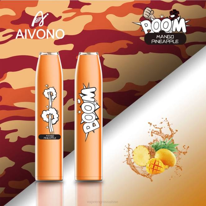 Vape Suisse Pas Cher - Aivono AIM BOOM 600 mangue ananas 446J360