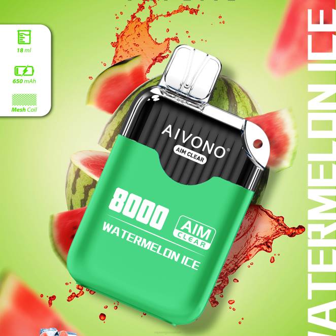 Vapoteuse En Gros - Aivono AIM CLEAR 8000 glace à la pastèque 446J204