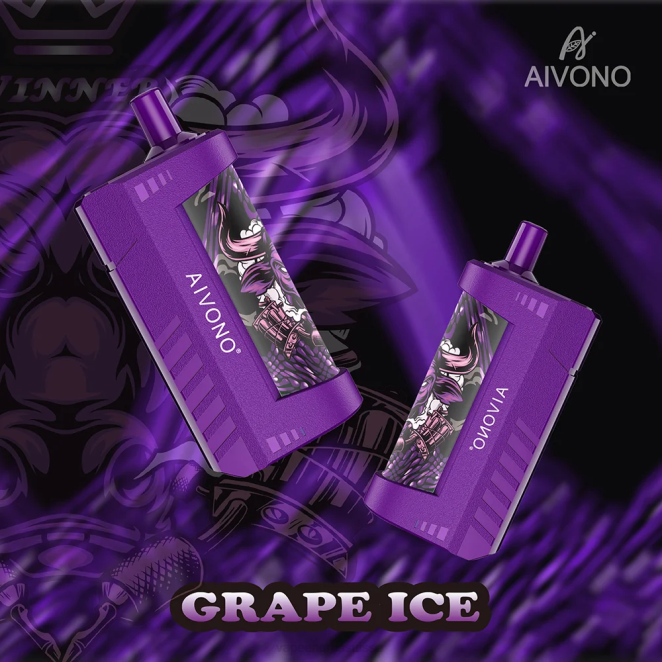 Vape Jetable Suisse - Aivono AIM WINNER 5000 glace aux raisins 446J125