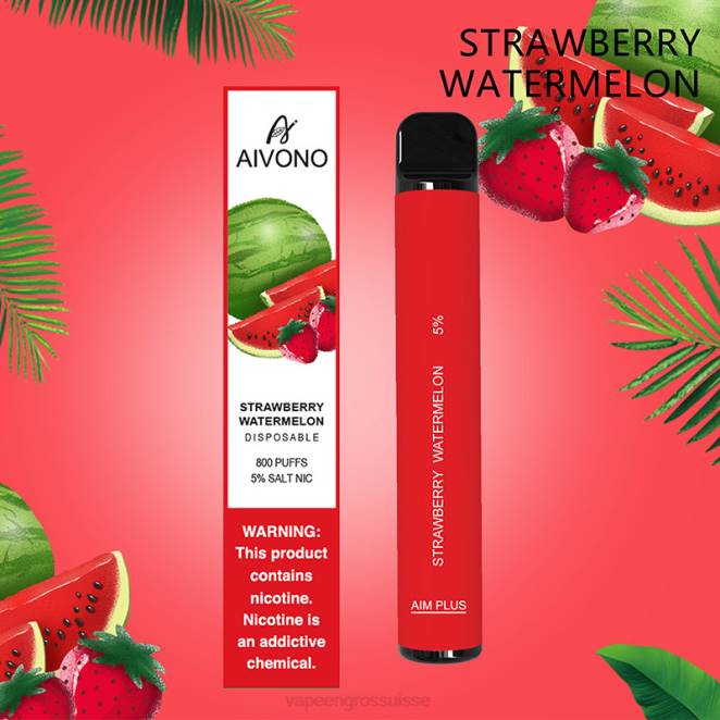 Vape Jetable Prix - Aivono AIM PLUS 800 pastèque fraise 446J196