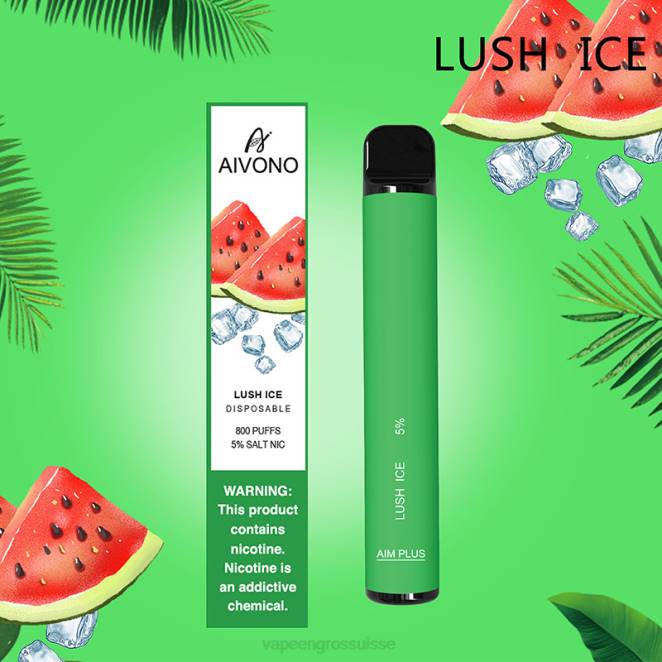 Vape Jetable Suisse - Aivono AIM PLUS 800 glace luxuriante 446J181