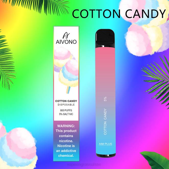Vape Suisse Pas Cher - Aivono AIM PLUS 800 barbe à papa 446J178