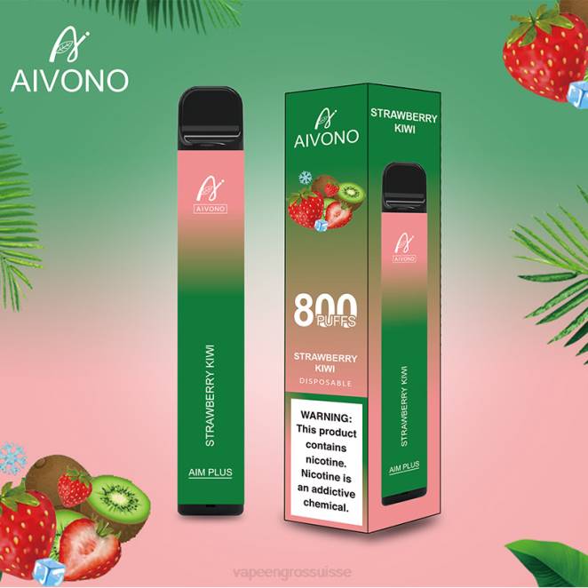 Vaporizer Zurich - Aivono AIM PLUS 800 fraise-kiwi 446J194