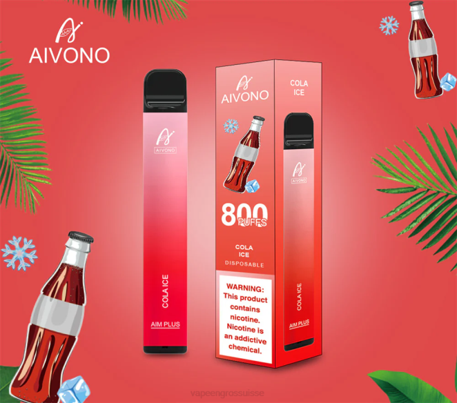 Vapoteuse En Gros - Aivono AIM PLUS 800 glace au cola 446J176