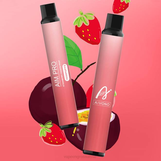 Vapoteuse En Gros - Aivono AIM PRO 1500 fruit de la passion fraise 446J162